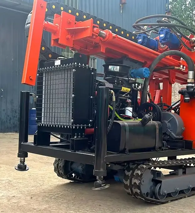 Customized Wheeled Portable High-Efficiency Diesel Drill 200m Depth