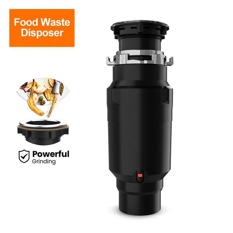 Trituratore per rifiuti alimentari da cucina 370W 3-Stage Grinding Food Waste Disposer Air Switch collegare il frantoio elettrico per alimenti per