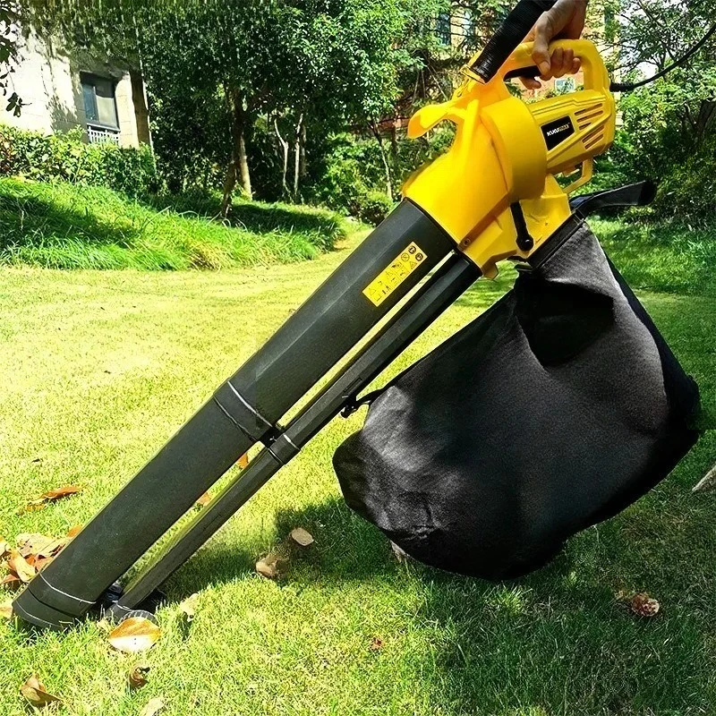 Blowing and suction dual-purpose leaf crushing integrated high-power powerful electric garden leaf blowing and suction machine