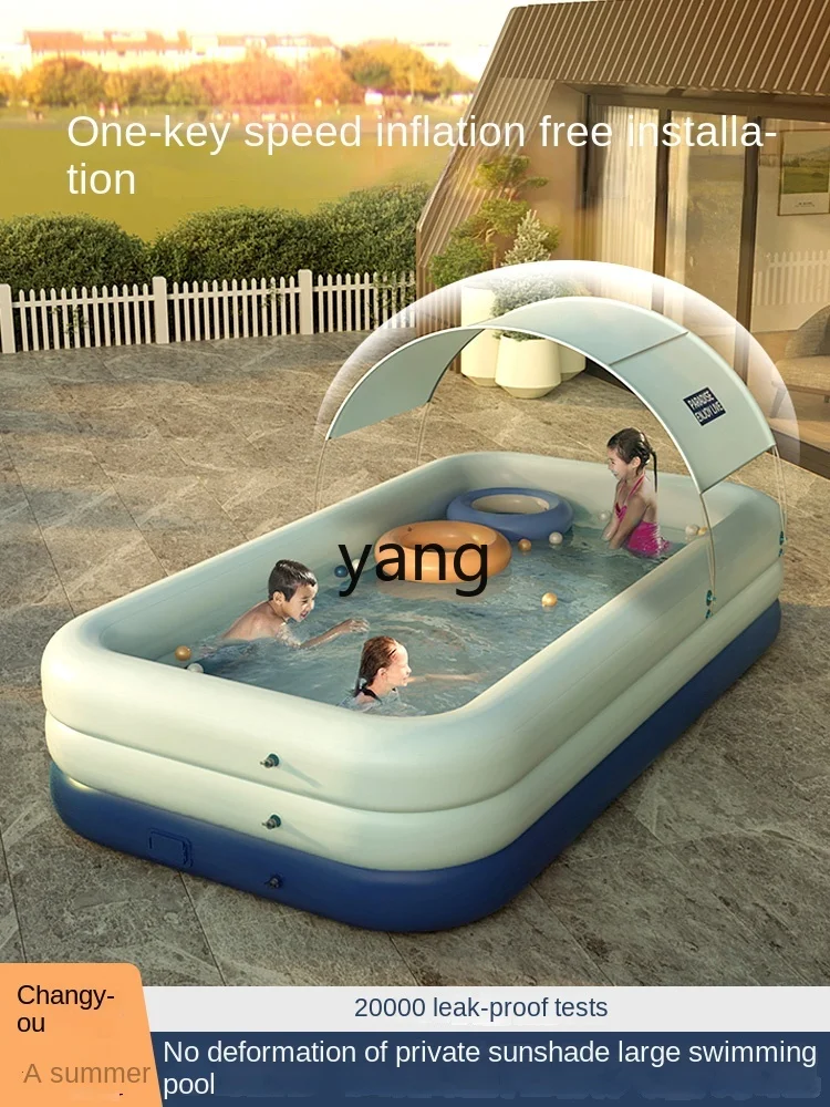 CX Inflatable Swimming Pool Children's Household Large Inflatable Family Baby Swimming Bucket Folding