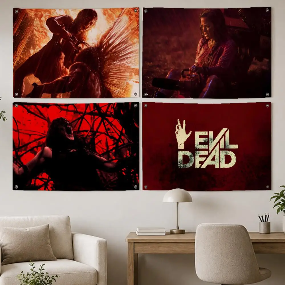 Bold Movie Evil Dead Flags Room Home Decor Wall‑Hanging Art Banner, Outdoor for Bedroom Party Background Decoration
