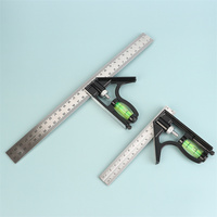 Angle Square Measuring Tools Set Precise Stainless Steel Aluminium Durable Adjustable Combination Spirit Level ﻿