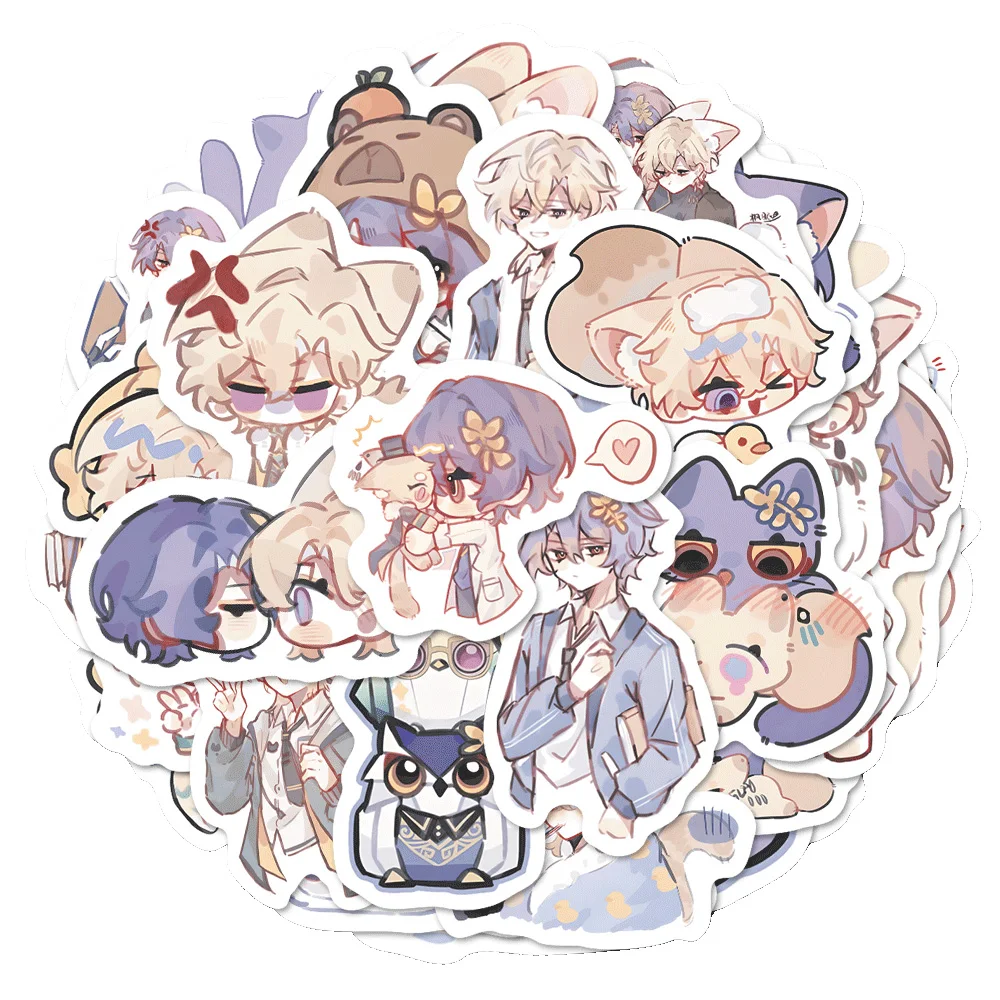 Sunsyea Honkai Star Rail Merch Naklejki z postaciami Awenturyn Dr. Proporcja 100 sztuk kolekcji anime