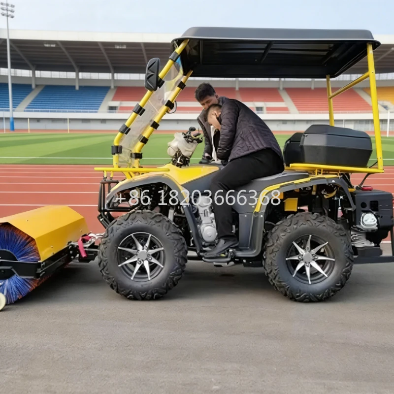 Customized New Atv Snowplow 250cc Off-road Snow Pusher With Four Wheels Motor-driven Snowplows