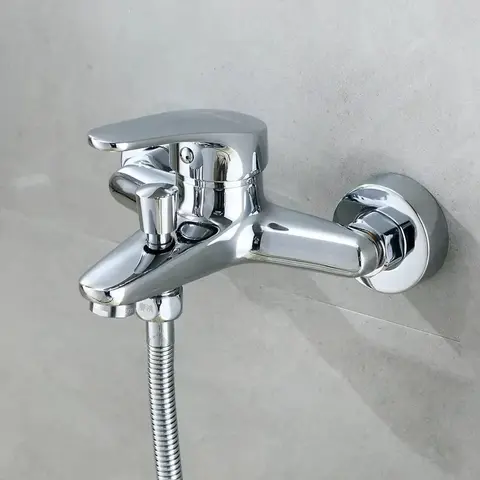 욕실 샤워 꼭지 혼합 밸브 벽 마운트 뜨거운 냉수 도청 가정용 화장실 욕조 수도꼭지 욕실 액세서리