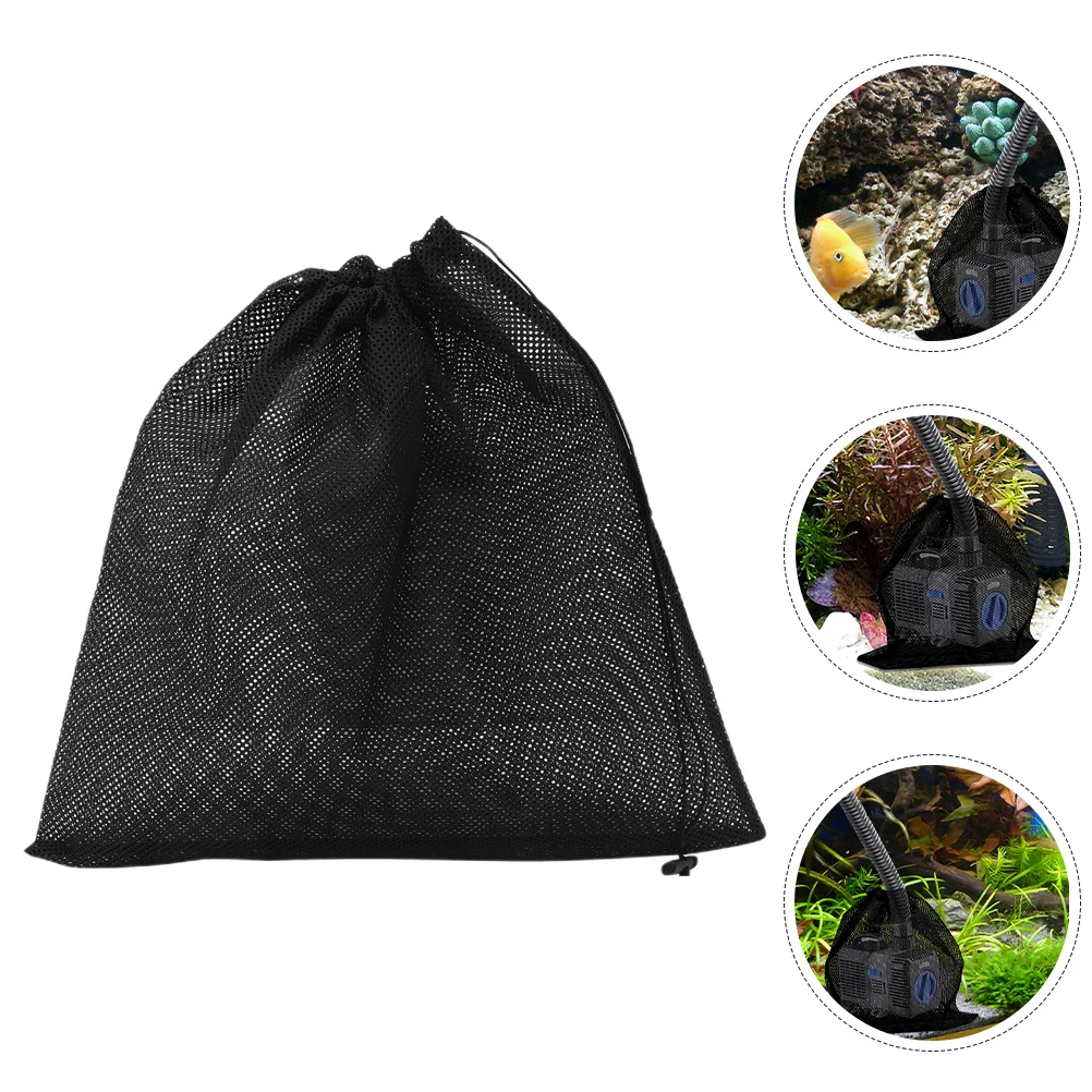 

4 Pcs Pond Pump Filter Bag Large Polyester Mesh Net for Water Tank Aquarium Debris Easy Install Remove