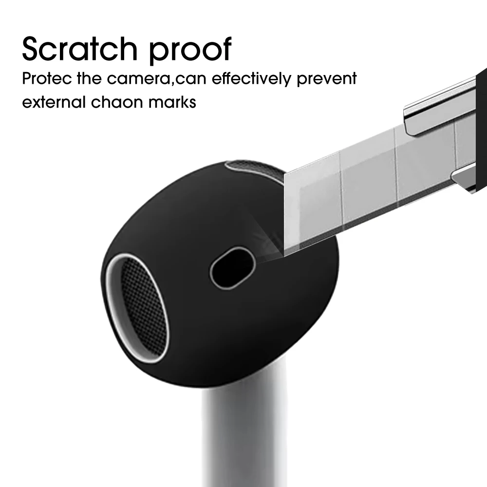 3 Paar Silikon-Ohrstöpsel für Apple AirPods 4, Ersatz-Ohrhörer aus ultradünnem Gummi für Airpod 4, rutschfeste Kopfhörerabdeckung – Detail 7