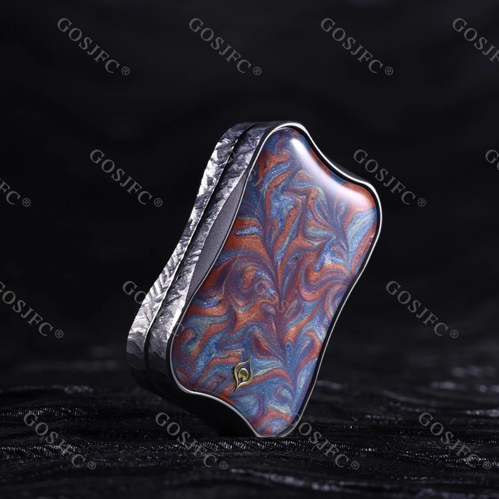 Pavone EDC SLIM Nuovo colore in acciaio inossidabile Illimitato Pushing Slider Fidget Slider Giocattoli da scrivania Giocattolo antistress Adulti