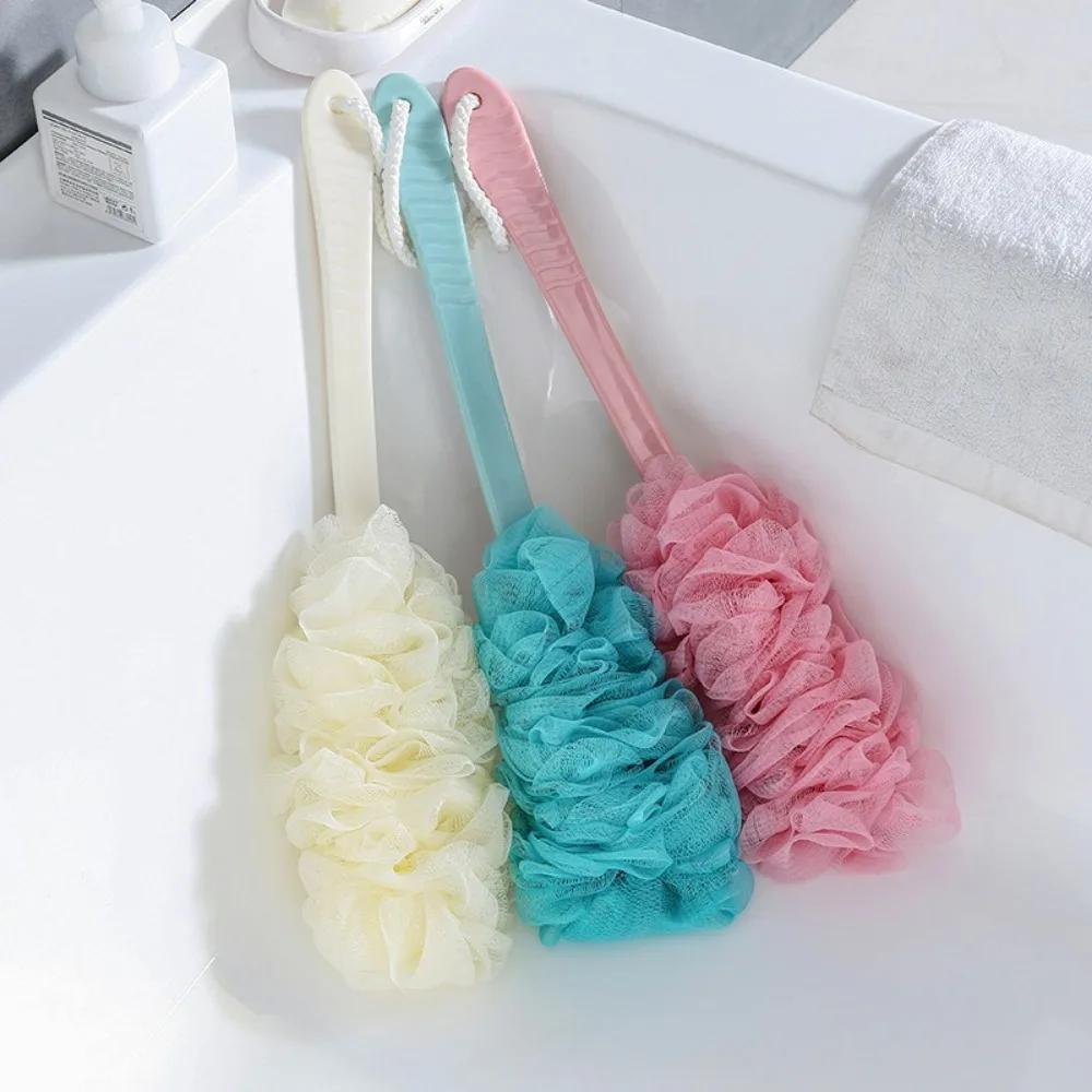 Soft Long Handle Back Brush Body Scrubbers for Bathroom Perfect for Spa Scrub and Back Exfoliation Bath Skincare Shower Supplies