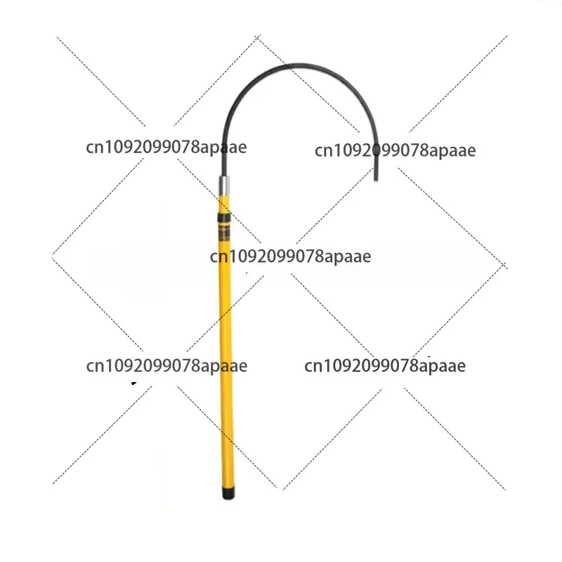

For High Voltage Rescue - 2 - Section 1.5M Telescopic Insulated Hook, 10 - 35kV