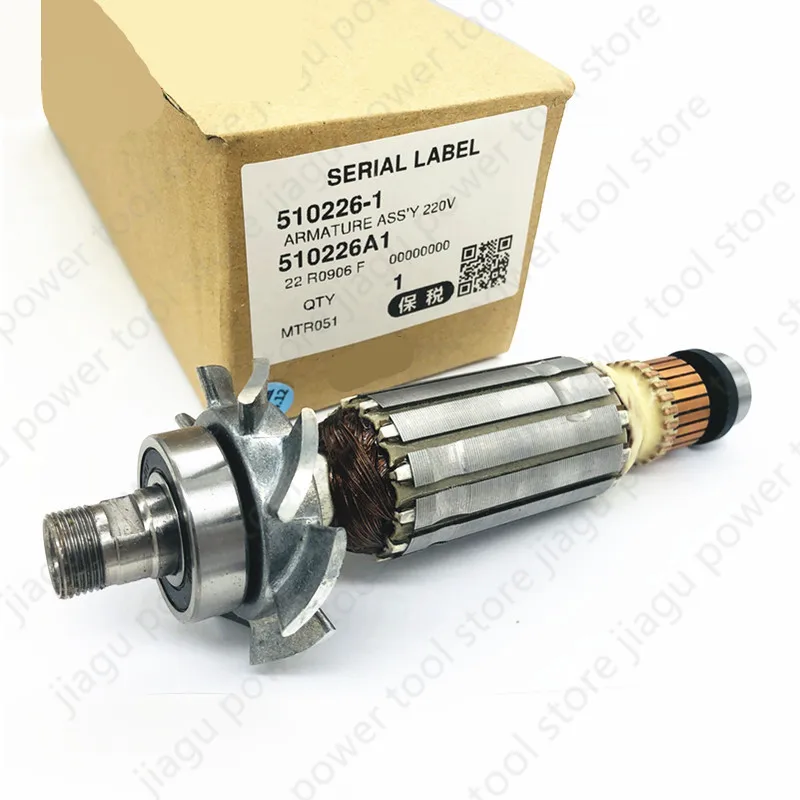

220V Rotor armature assembly 510226-1 Replace For Makita MTR051 M3700B M3700 M3702 MT372 Electric tool parts