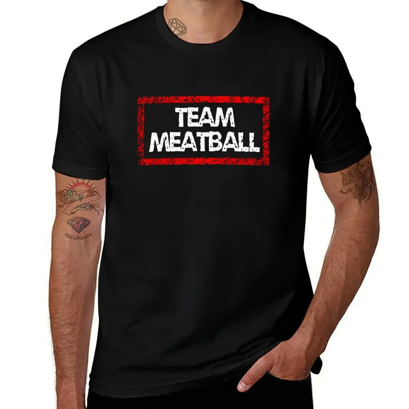

Team Meatball T-Shirt anime tshirt anime shirt luxury clothes men