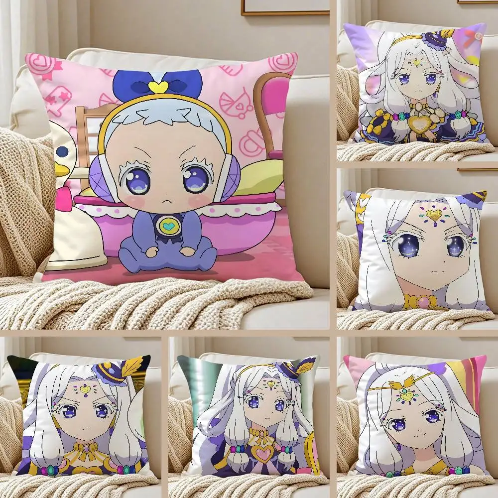 

Наволочка в стиле аниме P-Pripara, декоративные чехлы для дивана и гостиной, пыленепроницаемая и устойчивая к клещам, невидимая молния