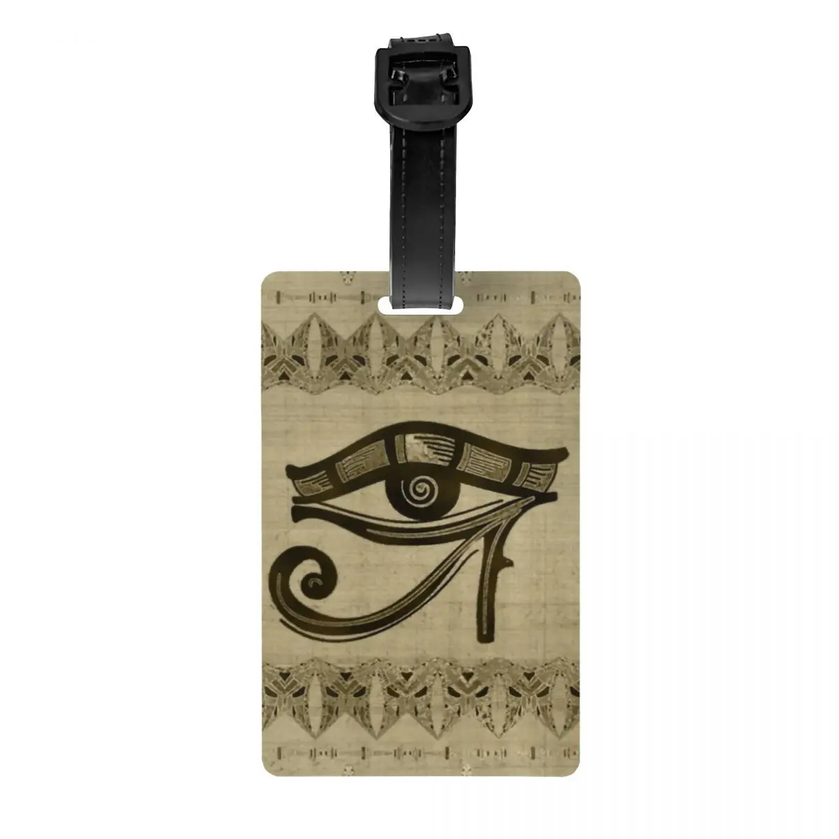 Egyptian Eye Of Horus Luggage Tag for Suitcases Cute Ancient Egypt Hieroglyphics Baggage Tags Privacy Cover Name ID Card