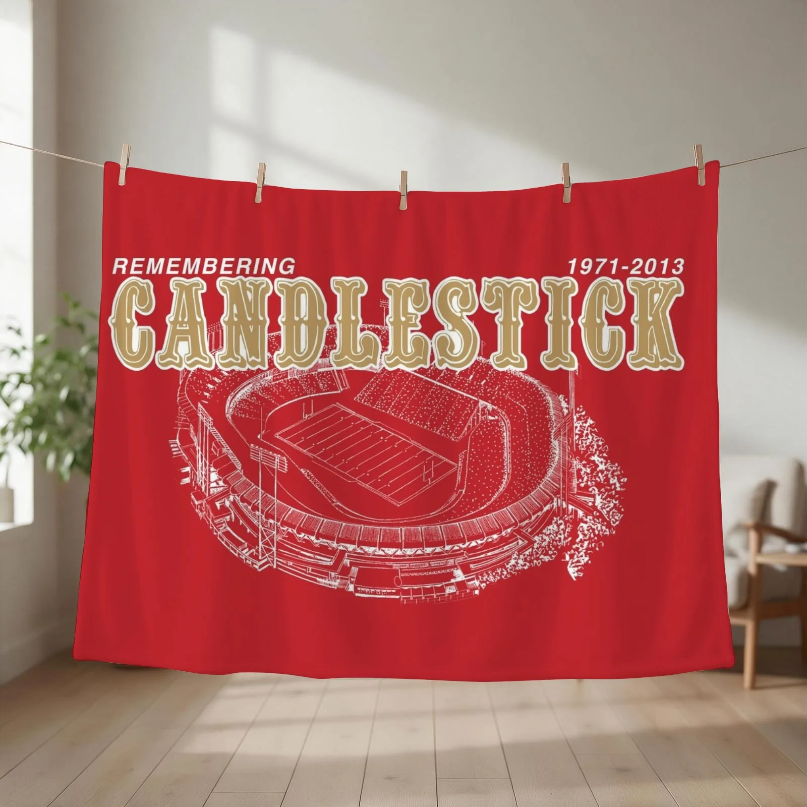 REMEMBERING CANDLESTICK Throw Blanket Shaggy Blankets For Bed Vintage Blankets For Baby Blankets