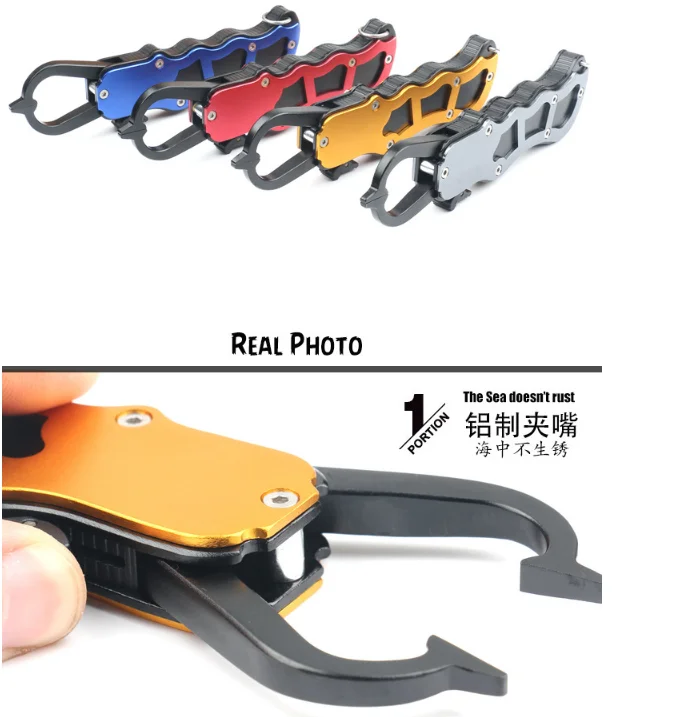 

Y737 Portable Fish Controller Fishing Tools Material Aluminium Alloy Fish Mouth Pliers