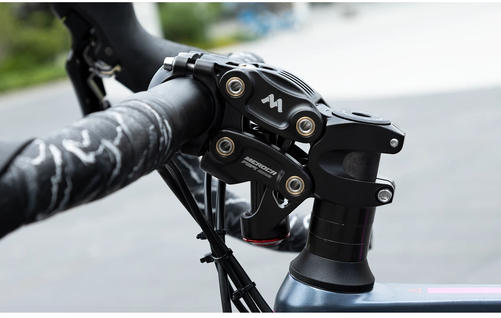 MEROCA Fahrrad-Aufhängungsvorbau, Aluminiumlegierung, Fünf-Verbindungs-Luftstoßdämpfer, XC\Mtb\Road Mountainbike-Riser, Vorbauten – Detail 19