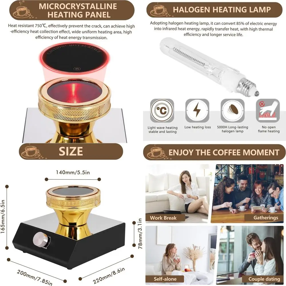 

Smart Sip Beam Heater or Upgraded Coffee Maker, 110-120V, 110V Version