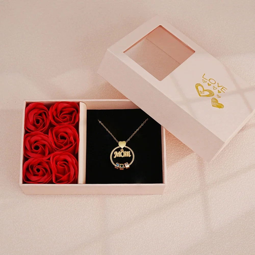 Custom Name Mom Necklace Personalized Mother Kids Family Member Names Metal Pendant choker Jewelry Gifts