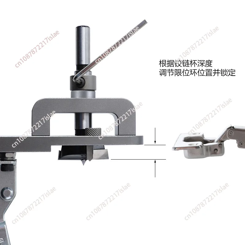 Opener Door Locator Woodworking Jig Hinge Cabinet Carpenter Tool Hole Drilling Concealed Guide 35mm