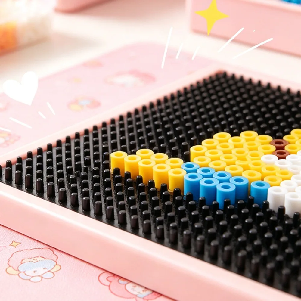 Smart Fuse Bead Pegboard with App Control, Bluetooth LED Light Guide Pixel Art Board, DIY Room Decor Birthday Christmas Gift