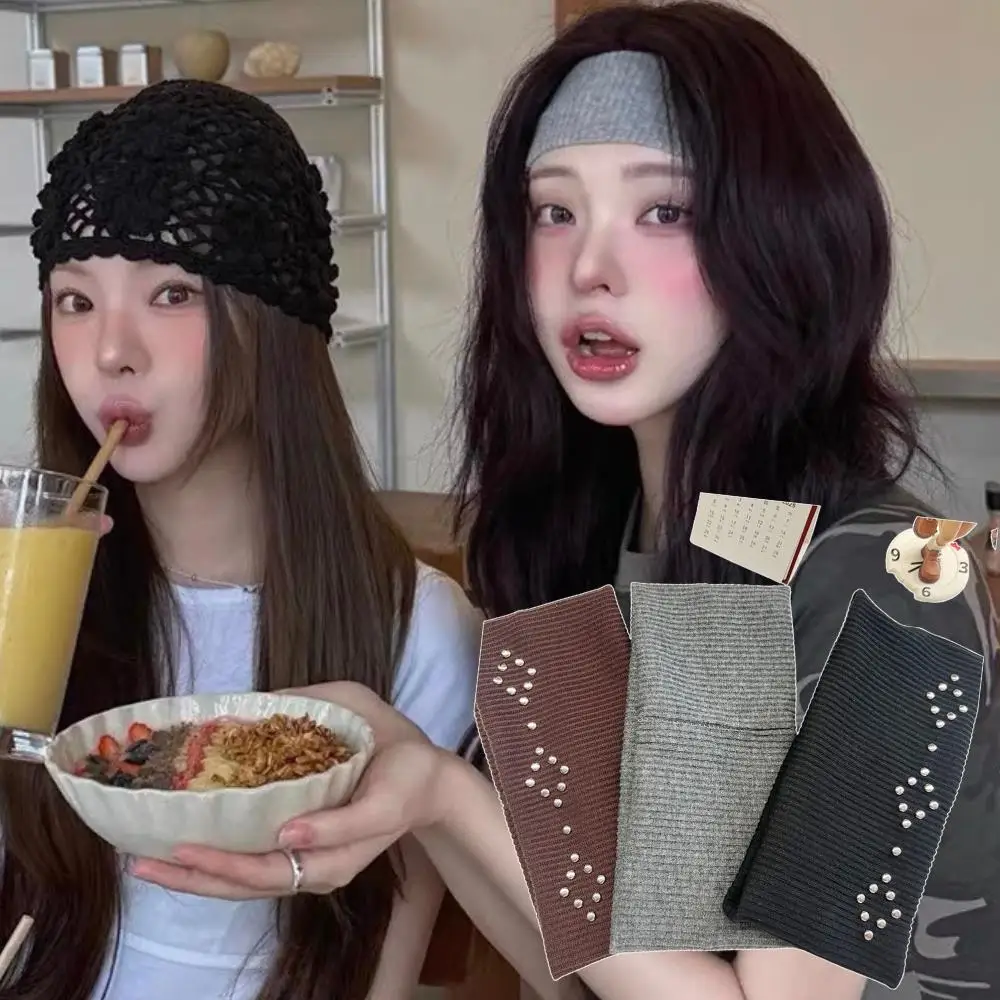 

Горячая корейская серия, оригинальная повязка на голову, эластичная повязка на голову, эластичная повязка на голову в стиле стимпанк для занятий спортом, аксессуары для волос, женская повязка для волос