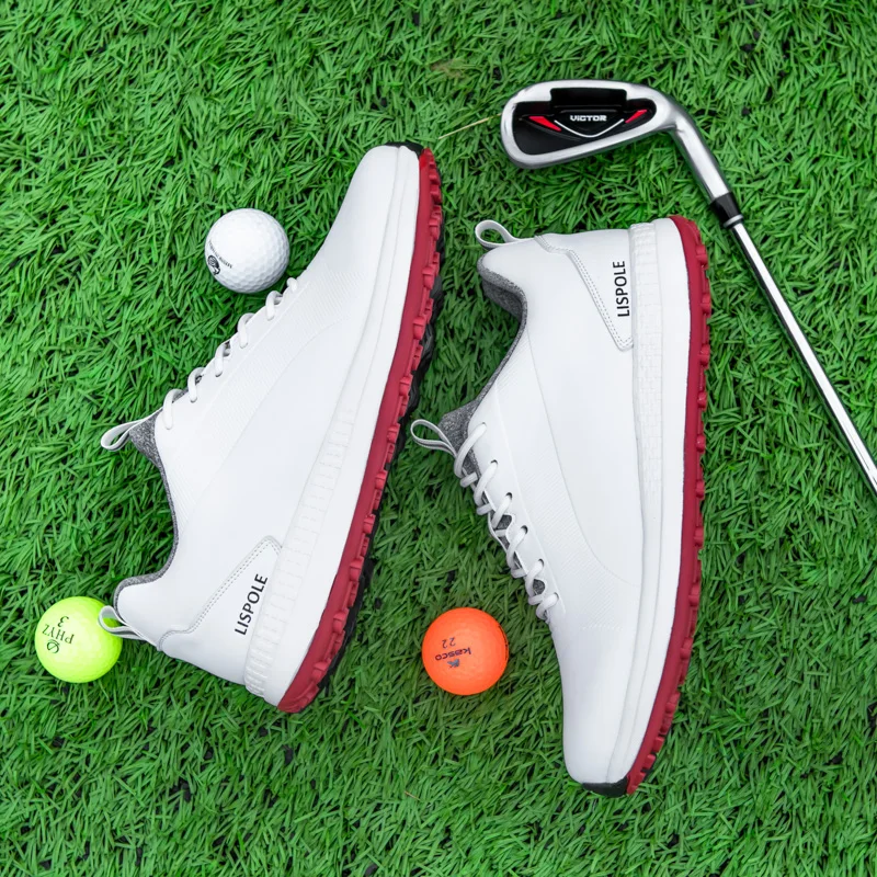 Men Golf Shoes Waterproof Microfiber Anti-collision Toe Outdoor Competition Sports Sneakers size 39-47