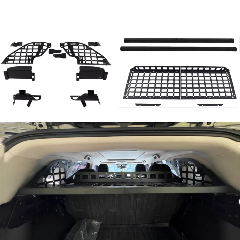 For Great Wall Haval DARGO H7 G2 2023-2024 Car Rear Trunk Molle Storage Panel Organizer Car Accessories