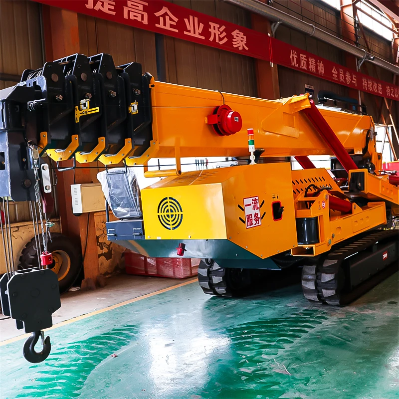 تصميم جديد Spyder Cranes البناء الصغير العنكبوت رفع رافعة 5t رافعة زاحفة صغيرة