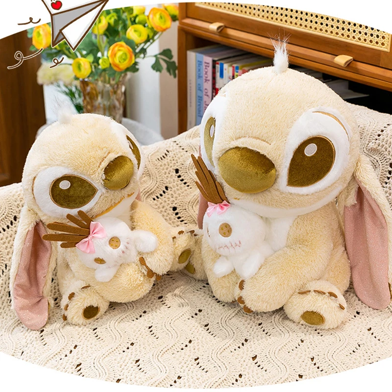 Disney Stitch knuffel, 25 cm, romantische cartoonfiguur, zacht slaapkussen/pop, Valentijnsdag, verjaardag, kerstcadeau