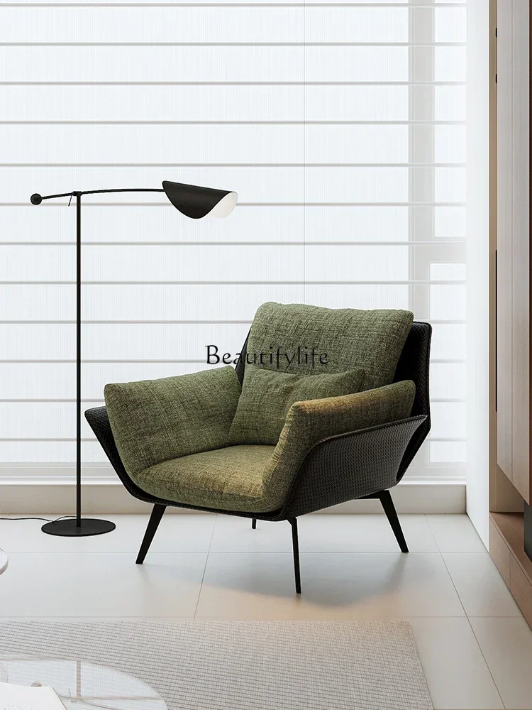 

01Italian Minimalist Sofa Simple Design for Small and Large Living Rooms Balcony Designer Style Light