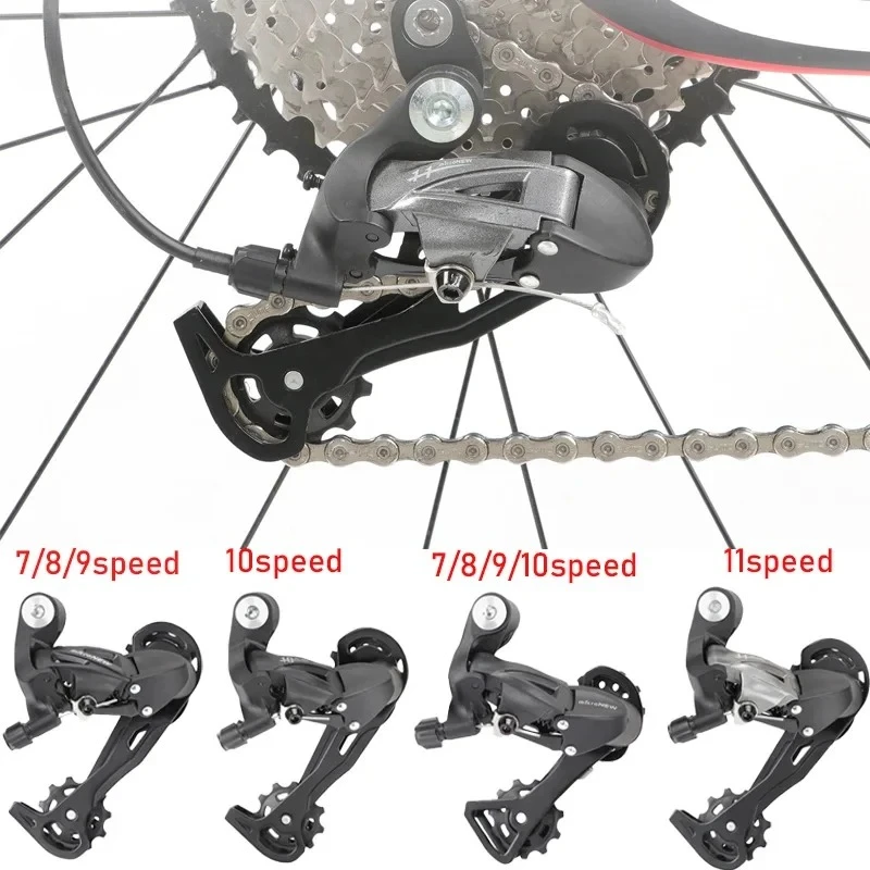 Bicycle Rear Derailleur 7 8 9 10 11 Speed Mountain Road bike gear shifter Groupset derailleurs , 1pcs