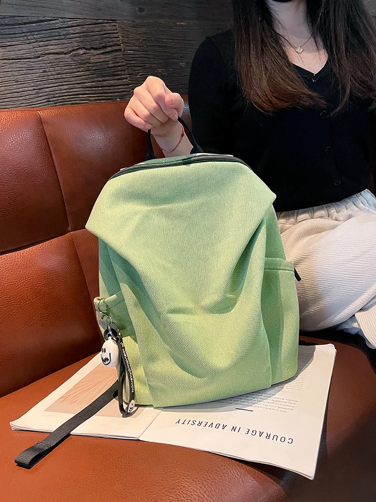 Lightweight Backpack Women's 2025 New Travel Schoolbag Casual Backpack Female Mochila Mujer Bolsa Feminina Shoulder Bag Pack