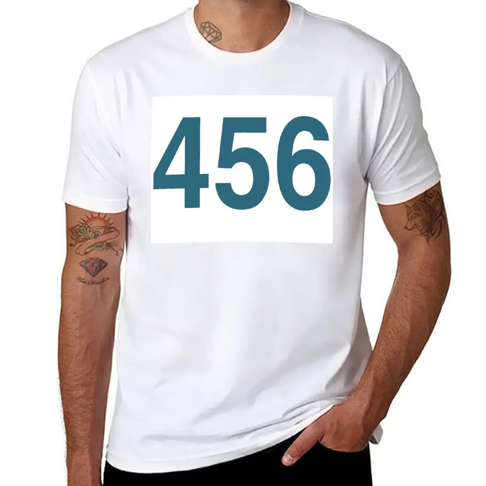 The BEST Player 456 T-Shirt sweat vintage clothes men t shirt