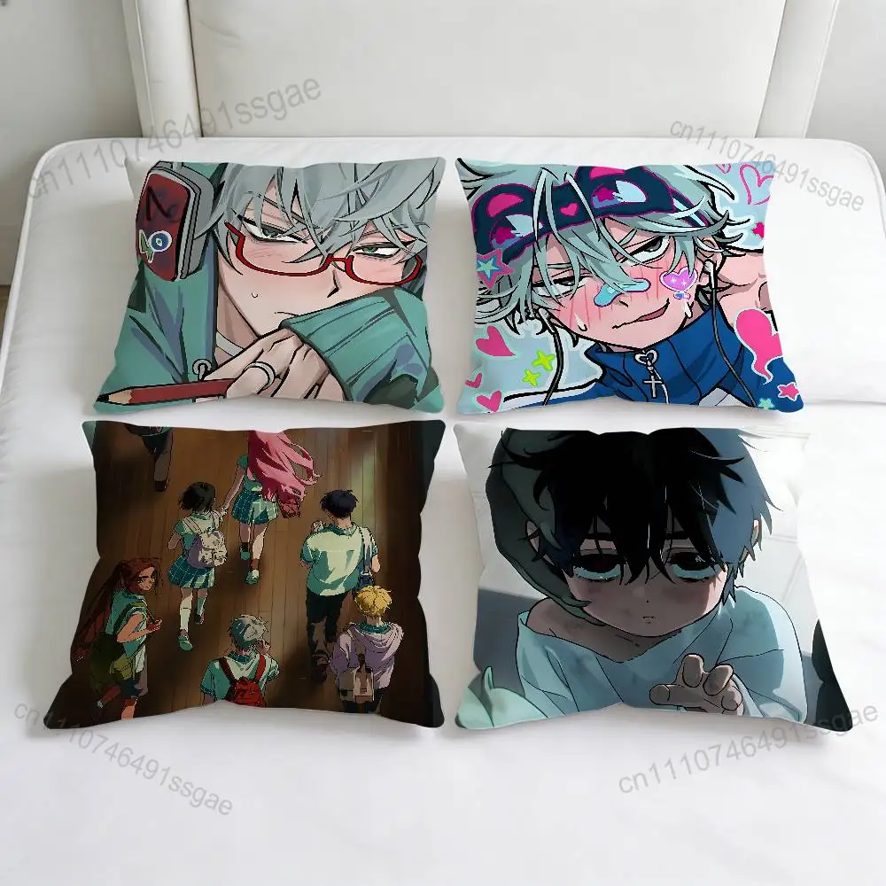 

Hot Cosplay A-Alien S-Stage Square Pillow Case Soft Decorative Throw Pillow Cover for Home Sofa Bed