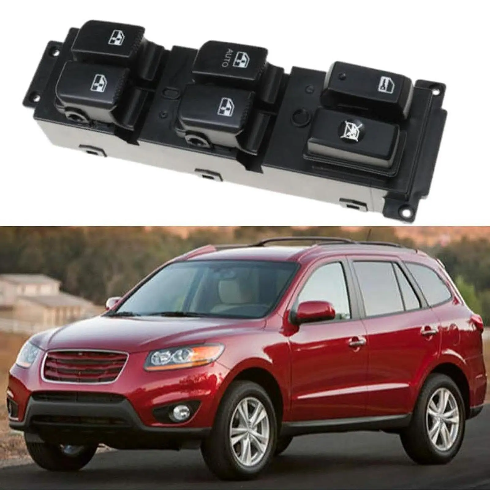 

Переключатель стеклоподъемника 93570-2B730, замена, практичные, профессиональные аксессуары, переключатель управления окном для Hyundai Santa FE см