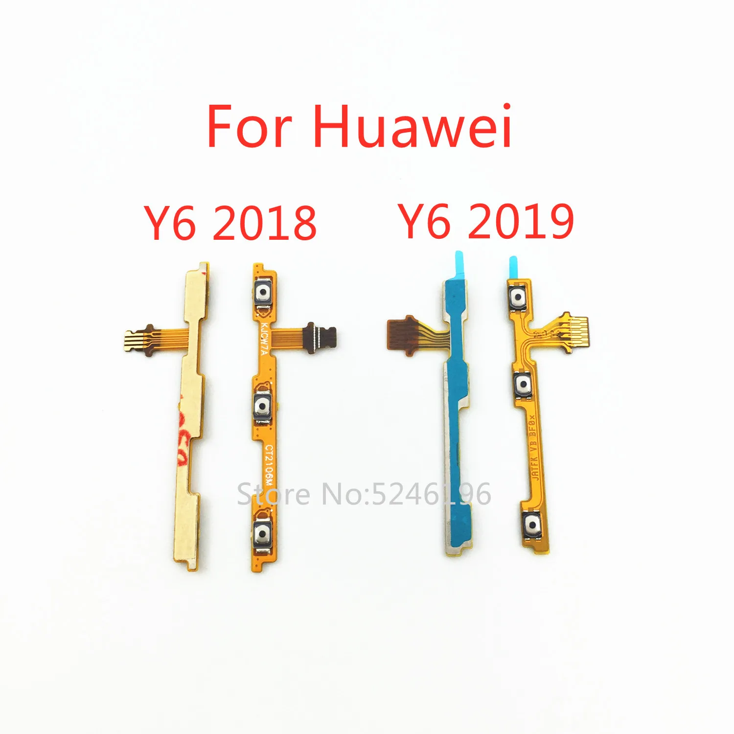 1 szt. Przycisk włączania/wyłączania przycisku głośności włączania/wyłączania wstążki elastyczny kabel do Huawei Y6 Prime Pro 2017 2018 2019 wymiany części