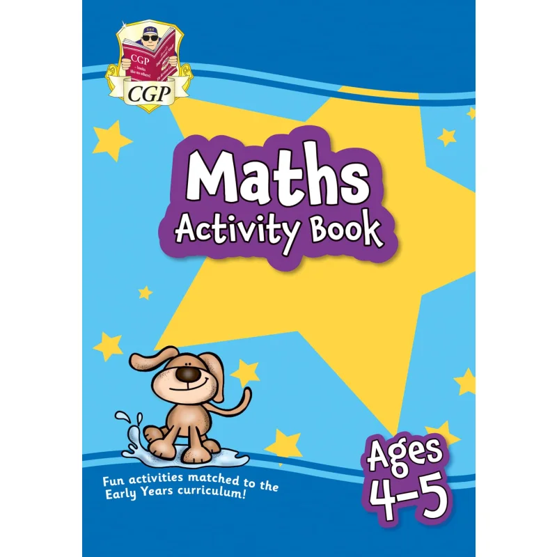 New Maths Activity Book For Ages 45 Perfect For Home Learning CGP Books Coordination Group Publications 9781789086034 Book