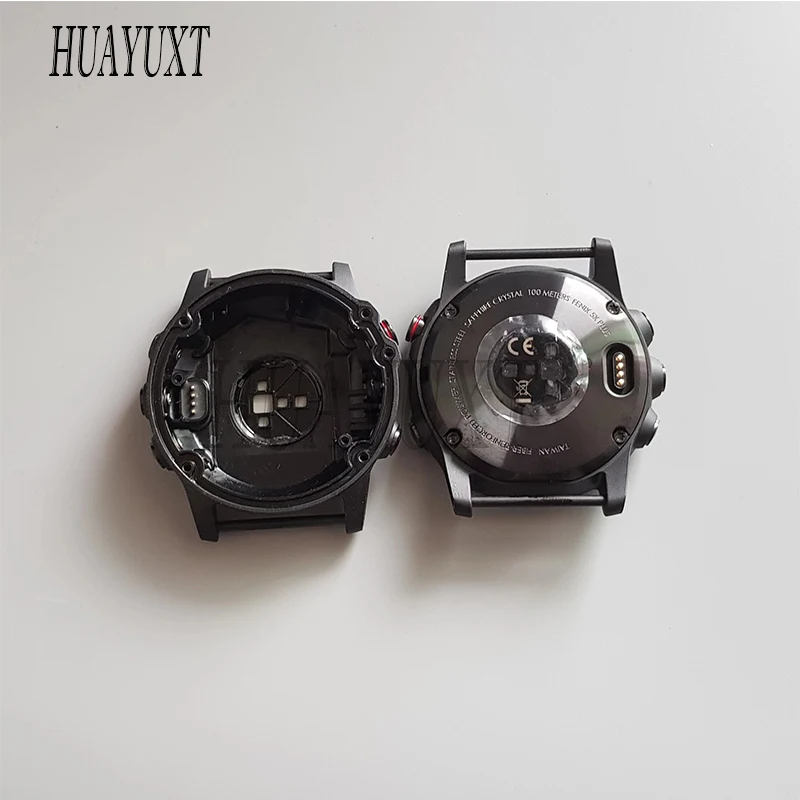 Telaio in plastica originale per GARMIN FENIX 5X Plus Telaio della copertura posteriore Fenix5x plus Telaio con pulsanti Riparazione parti sportive