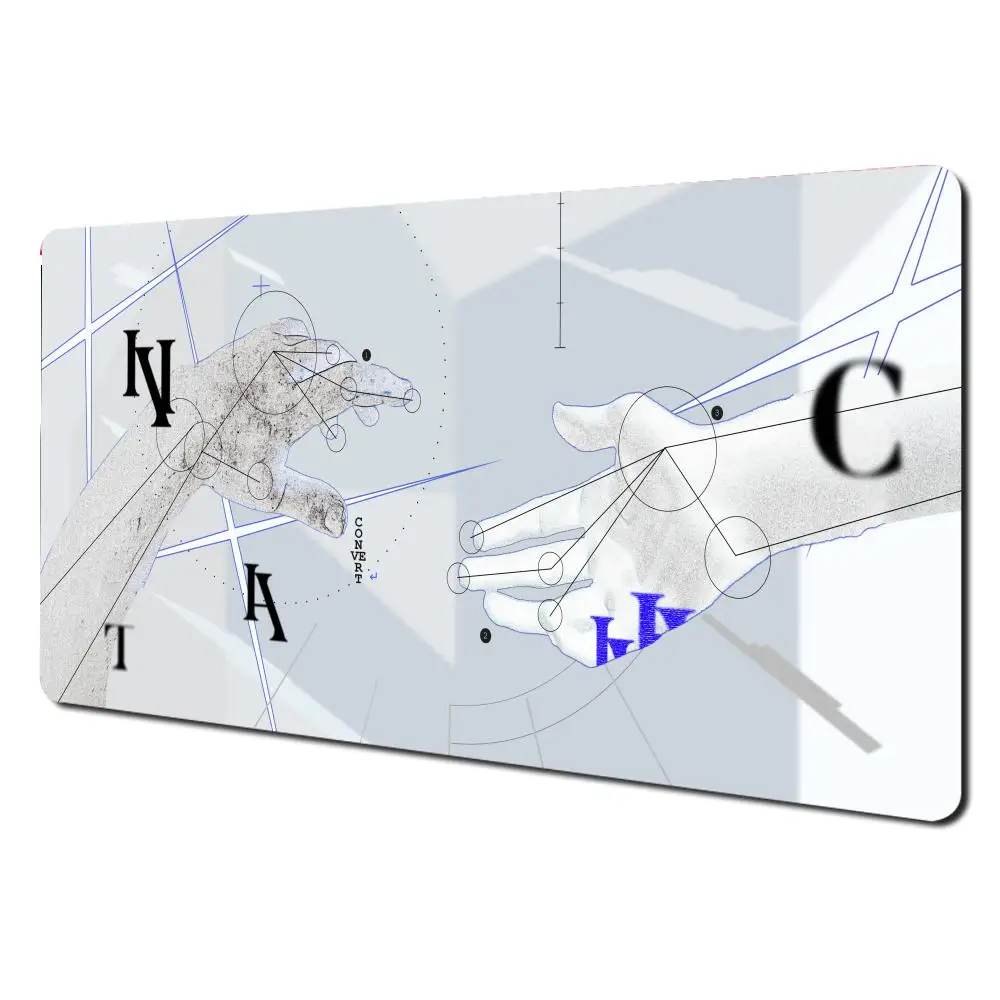 

New Hand god Mouse Pad Large Art Mausepad Gaming Non-slip Computer Laptop Table Cushion Tablet Mat Mini PC Playmat
