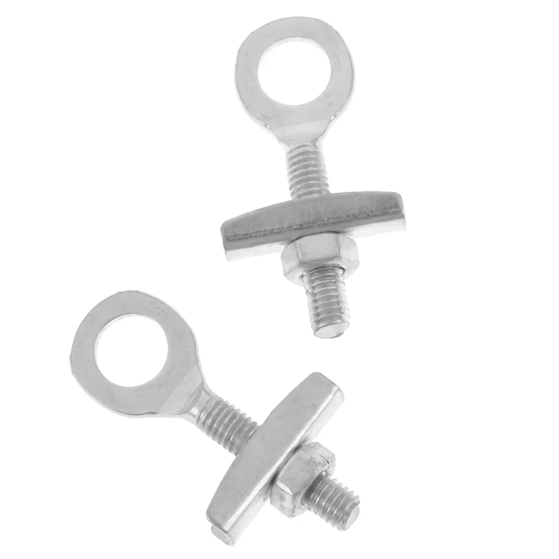 2PCS Fixed Gear Bicycle Chain Adjust Bolt Commuting Bike Chain Tensioner Pull Tight Screw Bolts