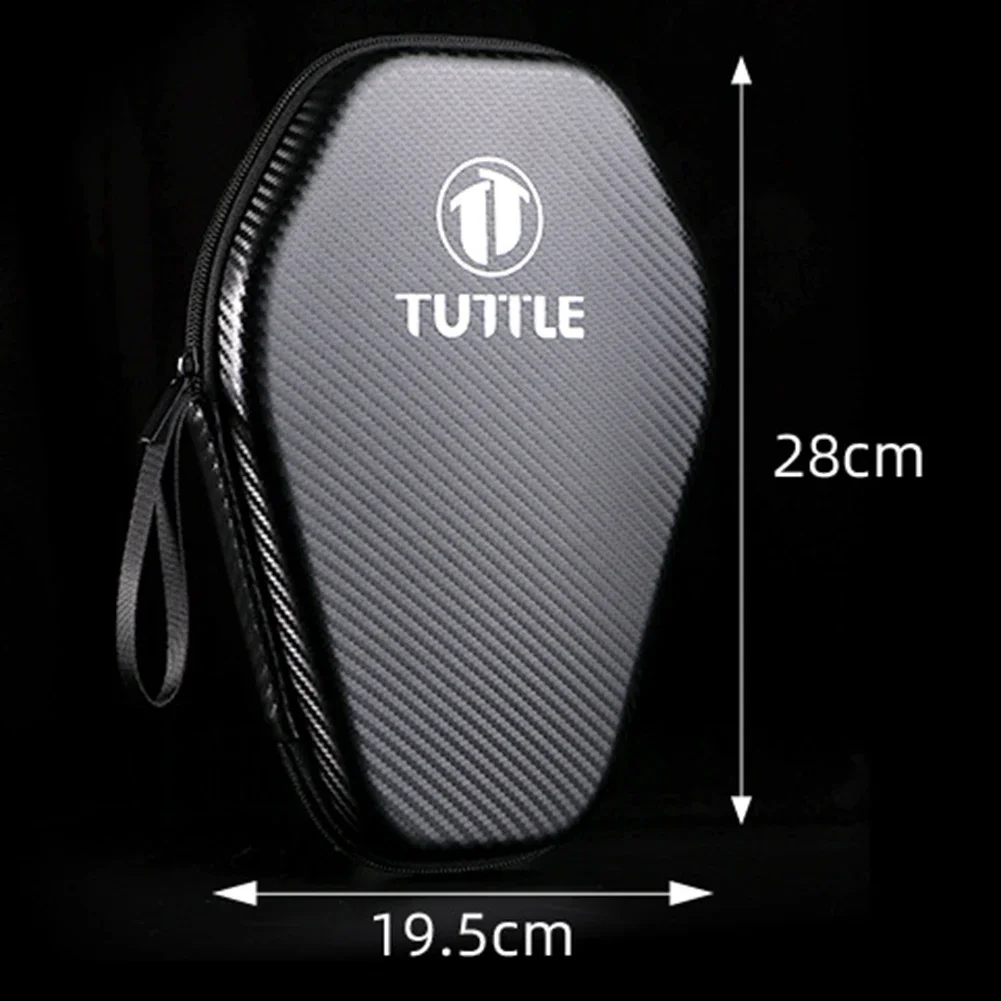 Waterproof And Shockproof EVA Table Tennis Racquet Bag With Hard Shell Cover Case For 2 Paddles And Several Pong Balls