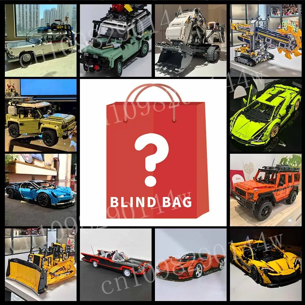 

Blind Bag Building Block Series Decor Desktop Model Xmas Toy Surprise Gift