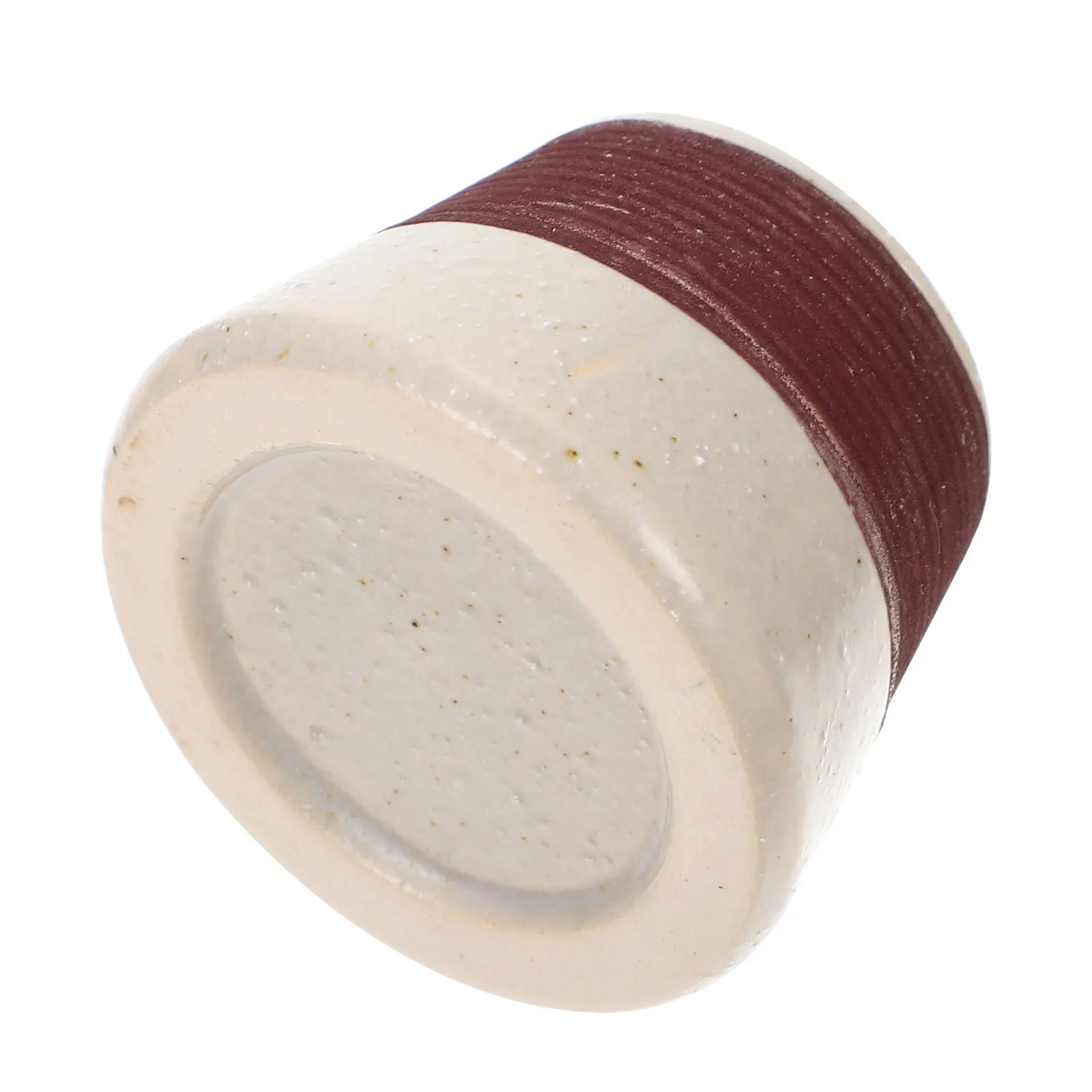 

Storage Jar Decorative with Striker Matchstick Vintage Beige Empty Jars