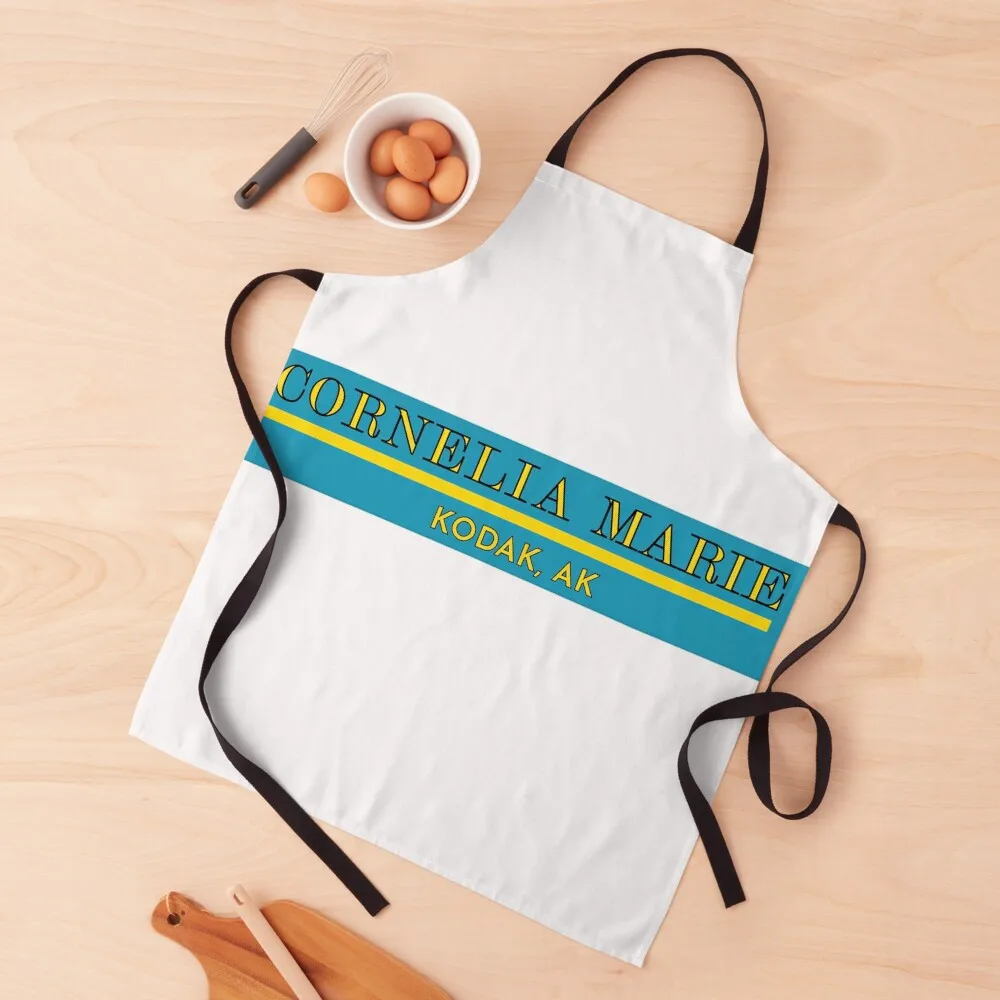 

F/V Cornelia Marie Apron Men'ss christmas 2025 Kitchen Items For Home Waterproof Apron