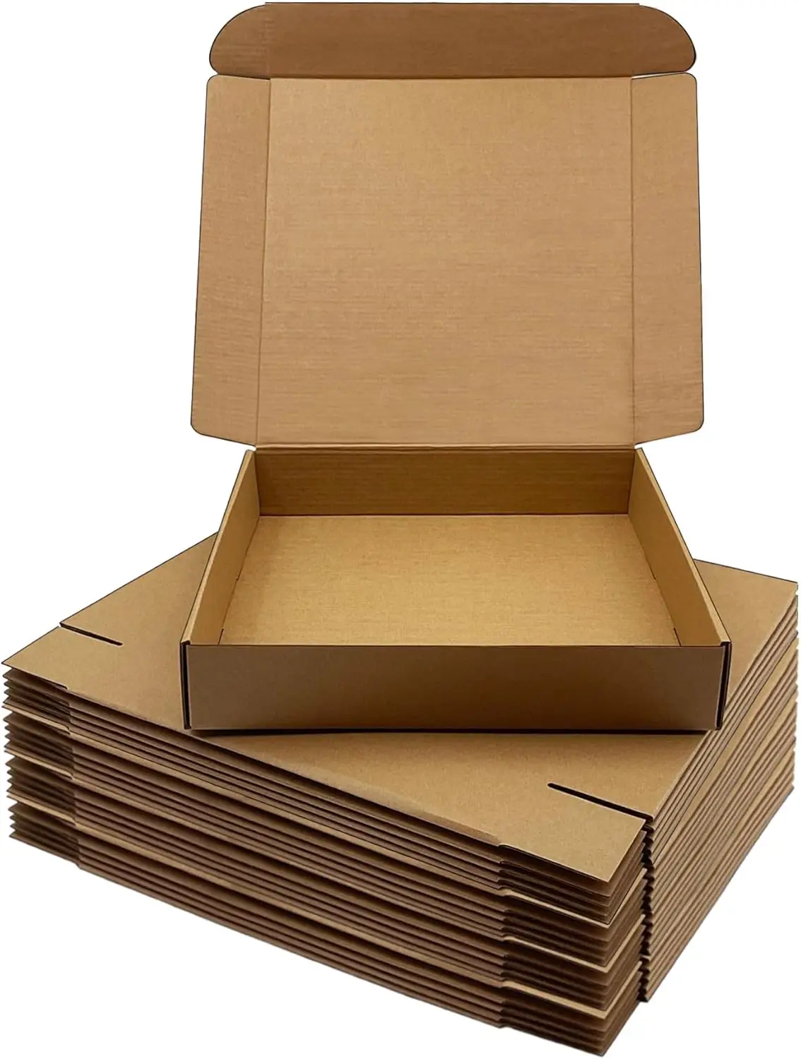 

11x11x2 Corrugated Mailer Boxes, 20 Pack, Brown Cardboard for Shipping & Moving