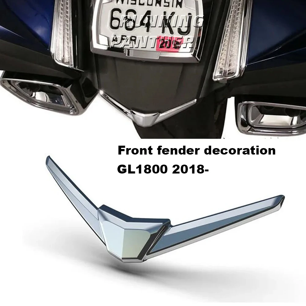 for Honda Goldwing GL1800 GL 1800 From 2018+ Chrome Motorcycle Rear and front Fender Tip Trim Case