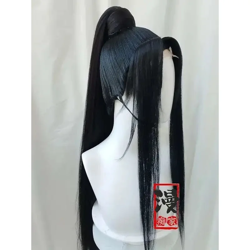 Maestro della Coltivazione Demoniaca Jin zixuan Parrucca Personalizzata Nera Lunga Coda di Cavallo Acconciatura Comic Con Parrucche Del Partito Puntelli Anime