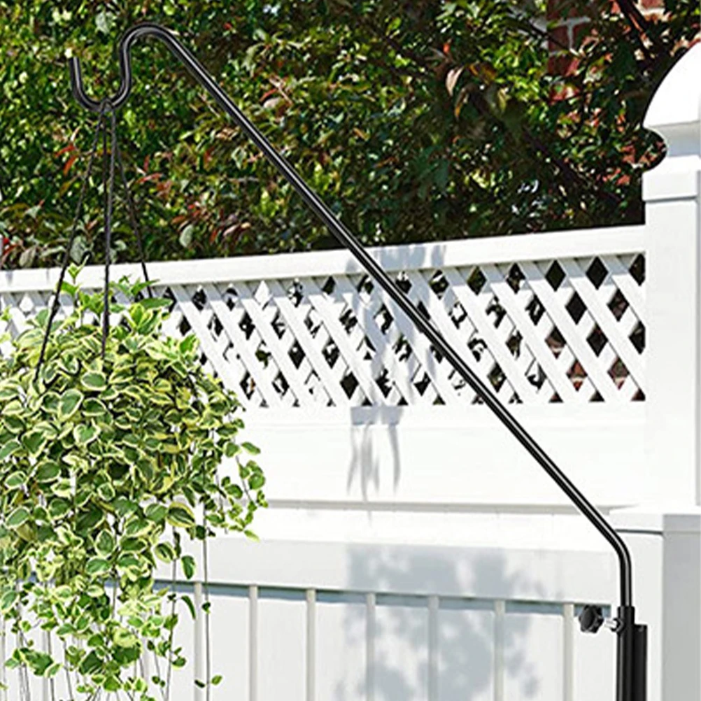 

Heavy Duty Adjustable Hanging Rail Rod for Bird Feeder Poles Outdoor Hooks Suitable Weather Conditions Easy