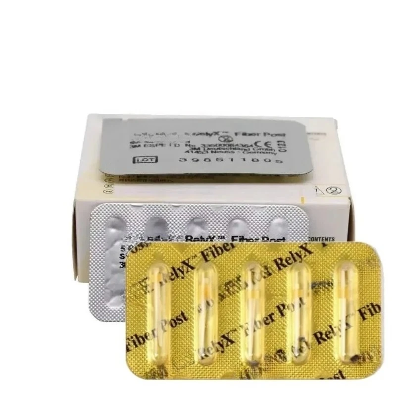 10 Stück/BOX Dental-Faserstifte für Wurzelkanalbehandlung, Hochfestes Konisches Dental-Restaurierungssystem, Dentallabor-Material